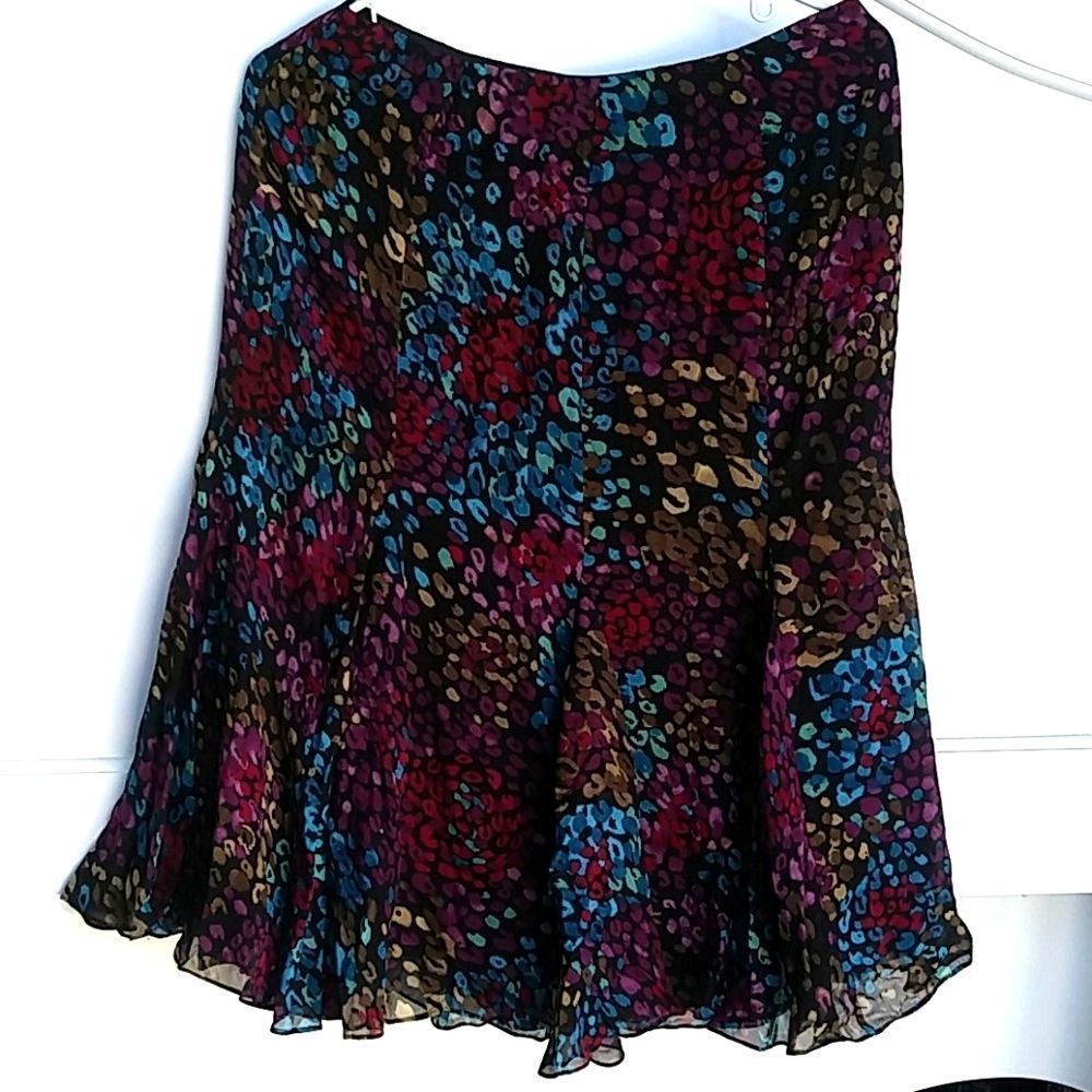 Dana Buchman silk skirt
